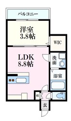 リノリノアパートメント舟入南の物件間取画像